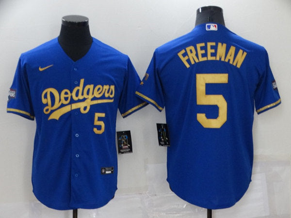 Freddie Freeman Los Angeles Dodgers royal jersey