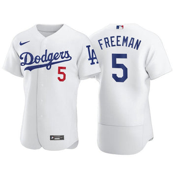 Freddie Freeman Los Angeles Dodgers white jersey