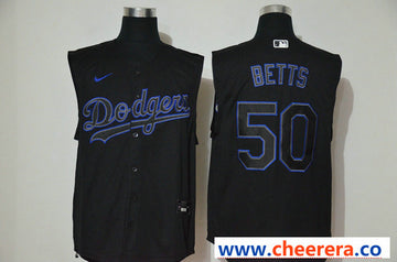 Mookie Betts Los Angeles Dodgers black jersey