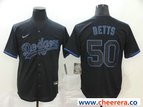 Mookie Betts Los Angeles Dodgers black Shadow jersey