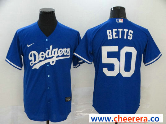 Mookie Betts Los Angeles Dodgers royal jersey