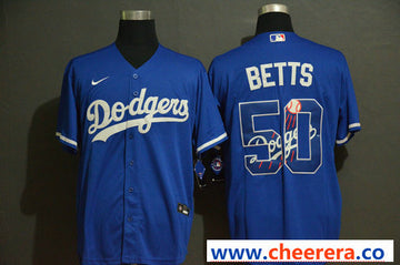 Mookie Betts Los Angeles Dodgers royal jersey