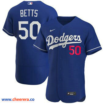 Mookie Betts Los Angeles Dodgers royal jersey