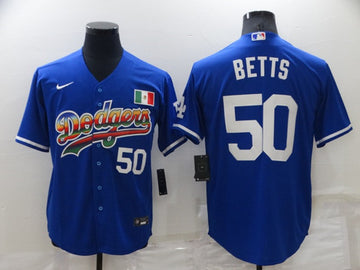 Mookie Betts Los Angeles Dodgers royal jersey