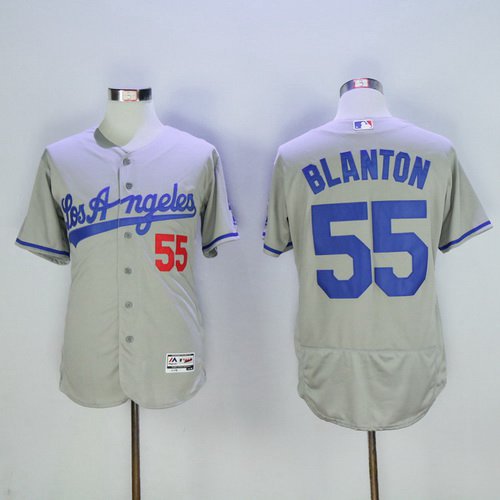 Joe Blanton Los Angeles Dodgers gray Road jersey
