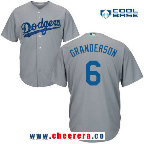Curtis Granderson Los Angeles Dodgers gray Alternate jersey