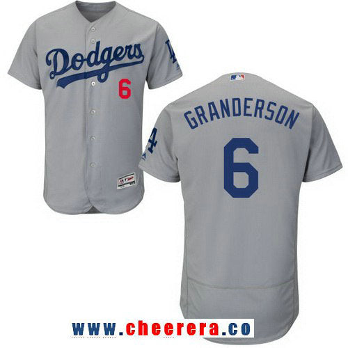 Curtis Granderson Los Angeles Dodgers gray Alternate jersey