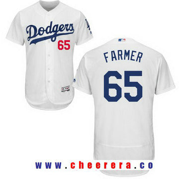 Kyle Farmer Los Angeles Dodgers white Home jersey