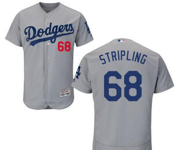 Ross Stripling Los Angeles Dodgers gray Road jersey