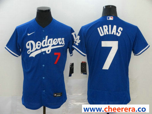 Julio Urias Los Angeles Dodgers royal jersey