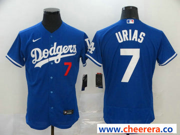 Julio Urias Los Angeles Dodgers royal jersey