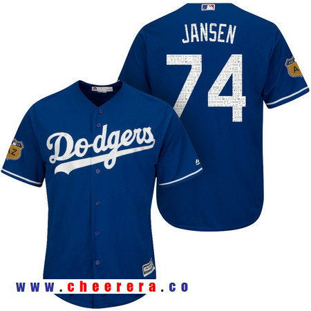 Kenley Jansen Los Angeles Dodgers royal jersey