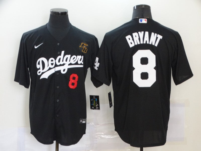 Kobe Bryant Los Angeles Dodgers black jersey