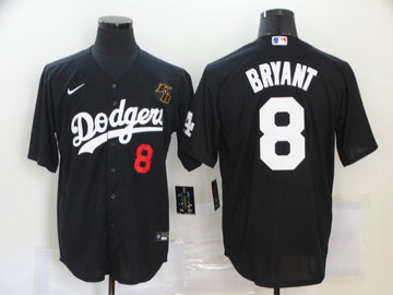 Kobe Bryant Los Angeles Dodgers black jersey