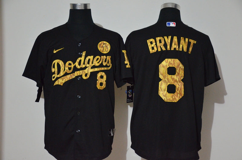 Kobe Bryant Los Angeles Dodgers black jersey