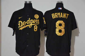Kobe Bryant Los Angeles Dodgers black jersey