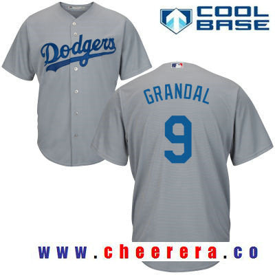 Yasmani Grandal Los Angeles Dodgers gray Alternate jersey