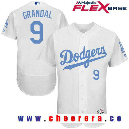 Yasmani Grandal Los Angeles Dodgers white jersey