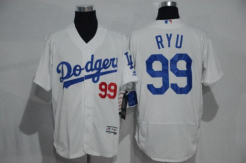 Hyun-Jin Ryu Los Angeles Dodgers white Home jersey