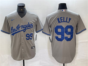 Joe Kelly Los Angeles Dodgers gray Limited jersey
