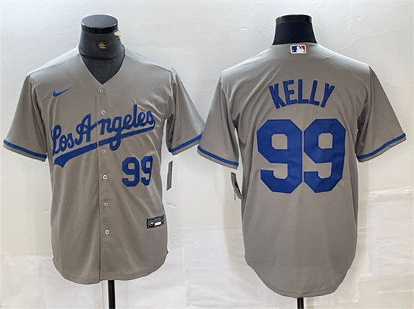 Joe Kelly Los Angeles Dodgers gray Limited jersey