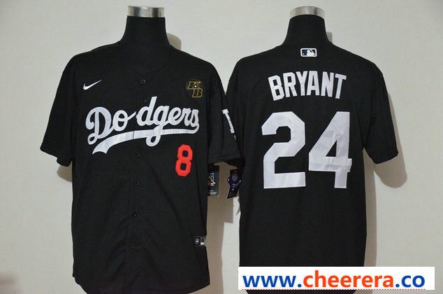 Kobe Bryant Los Angeles Dodgers black jersey