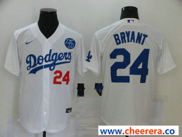 Kobe Bryant Los Angeles Dodgers white jersey