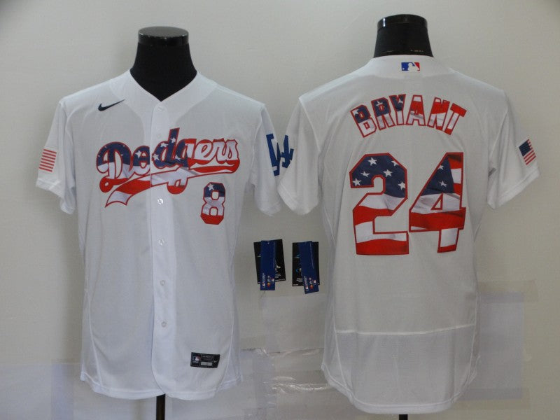 Los Angeles Dodgers white Fashion jersey