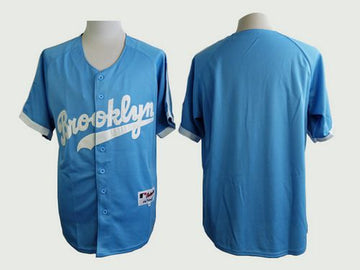 Blank Brooklyn Los Angeles Dodgers blue jersey