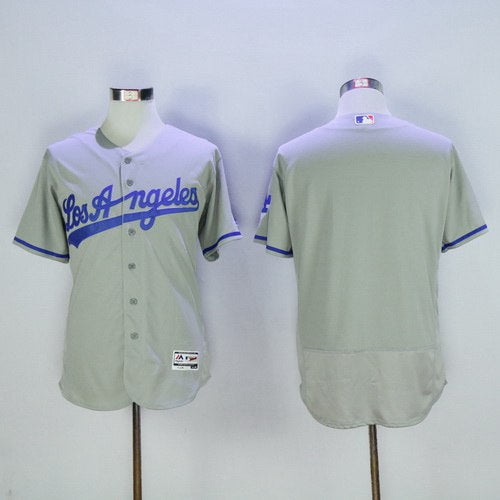 Custom Los Angeles Dodgers gray Road jersey