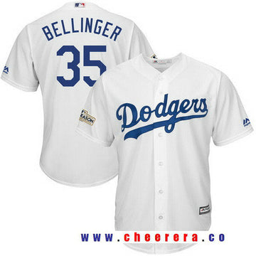 Cody Bellinger Majestic Los Angeles Dodgers white jersey