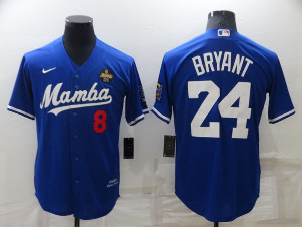 Front Back Los Angeles Dodgers royal Throwback jersey