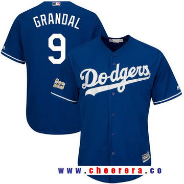 Yasmani Grandal Majestic Los Angeles Dodgers royal jersey