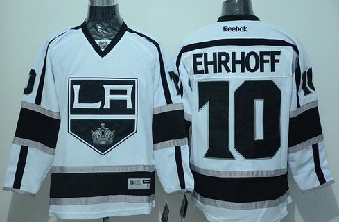Christian Ehrhoff Reebok Los Angeles Kings white jersey