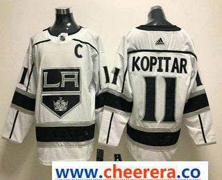 Anze Kopitar Los Angeles Kings white jersey