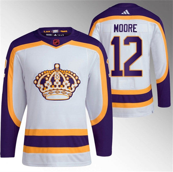 Trevor Moore Los Angeles Kings white Reverse Retro jersey