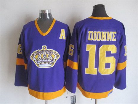 Marcel Dionne Los Angeles Kings purple Throwback jersey