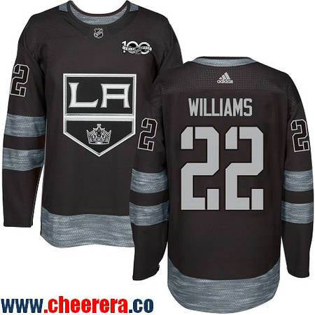Tiger Williams Los Angeles Kings black jersey