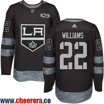 Tiger Williams Los Angeles Kings black jersey