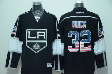 Jonathan Quick Los Angeles Kings black jersey