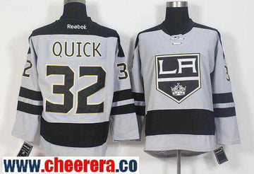 Jonathan Quick Los Angeles Kings gray Alternate jersey