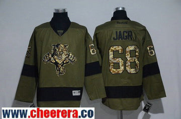 Jagr Los Angeles Kings green Salute To Service jersey