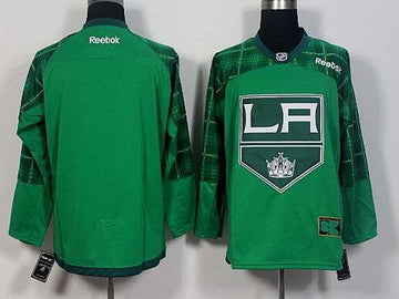 Custom Los Angeles Kings green jersey