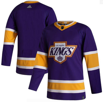 Custom Los Angeles Kings purple Reverse Retro jersey