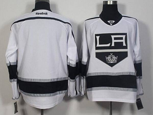 Blank Reebok Los Angeles Kings white Away jersey