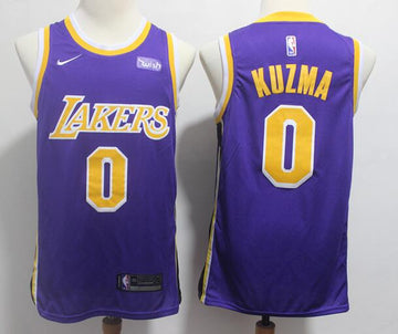 Kyle Kuzma Los Angeles Lakers purple jersey