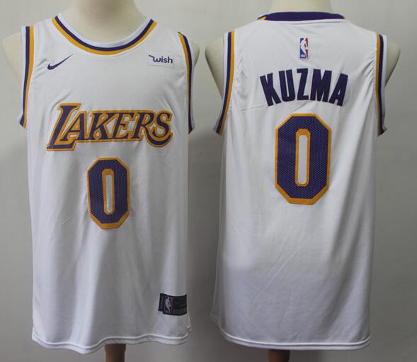 Kyle Kuzma Los Angeles Lakers white jersey