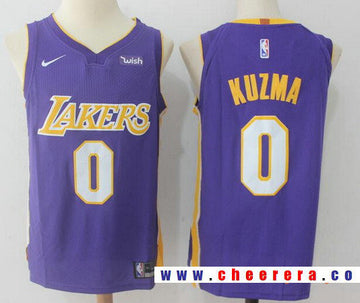 Kyle Kuzma New Los Angeles Lakers purple jersey