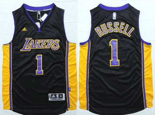 D'Angelo Russell Revolution Los Angeles Lakers black jersey
