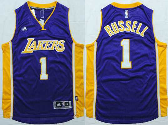 D'Angelo Russell Revolution Los Angeles Lakers purple jersey